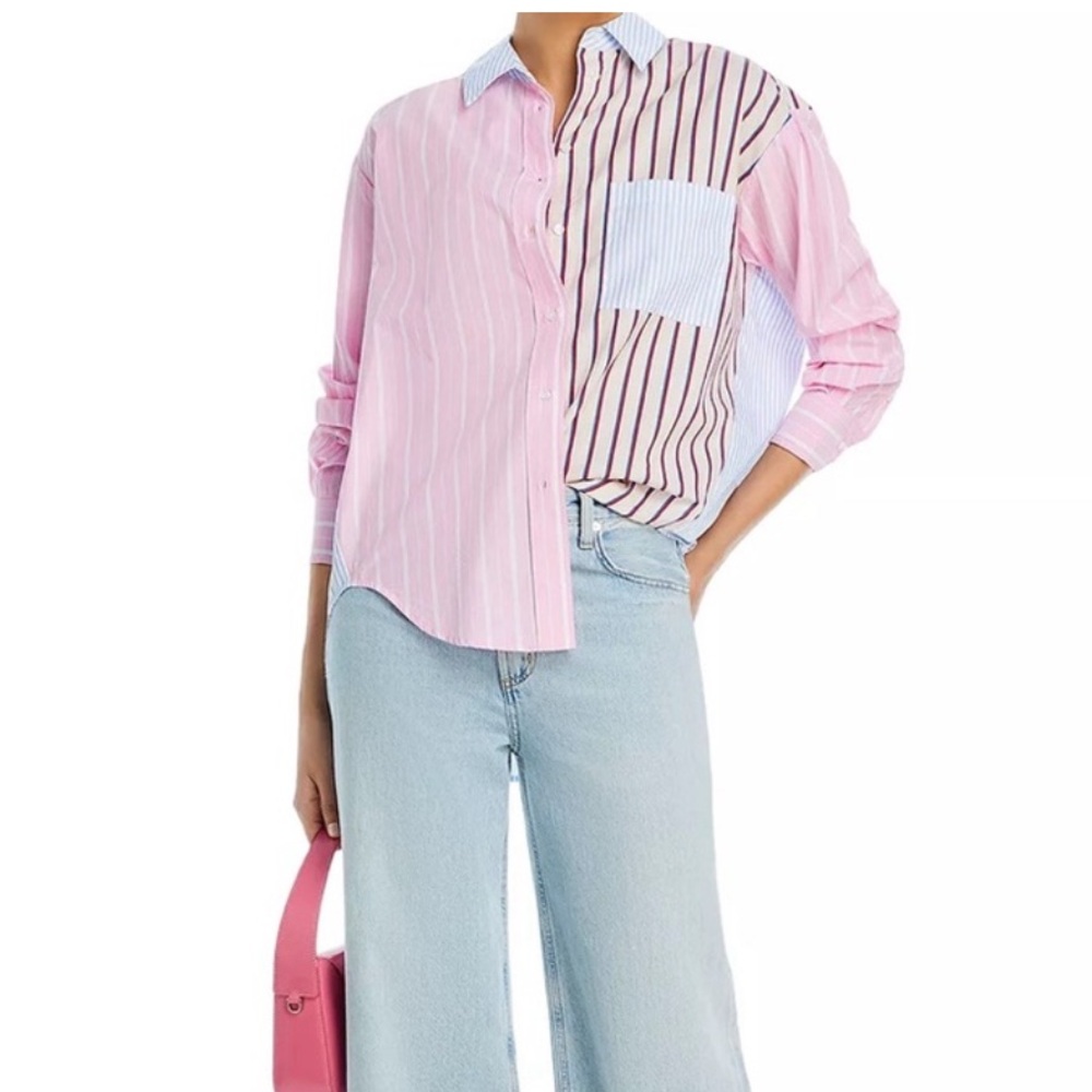 Essentiel Antwerp Famille Striped Buttondown Shirt